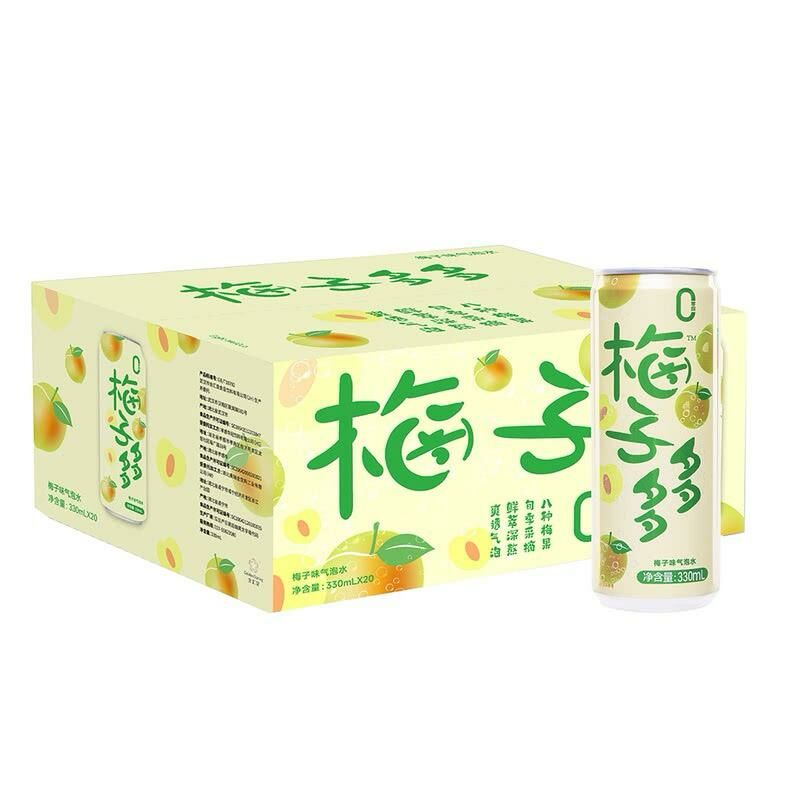 梅子多多氣泡水（0脂）330ml x20