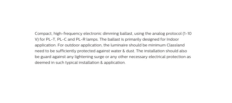 飛利浦 HFR 226 2X26W 可調光電子鎮流器