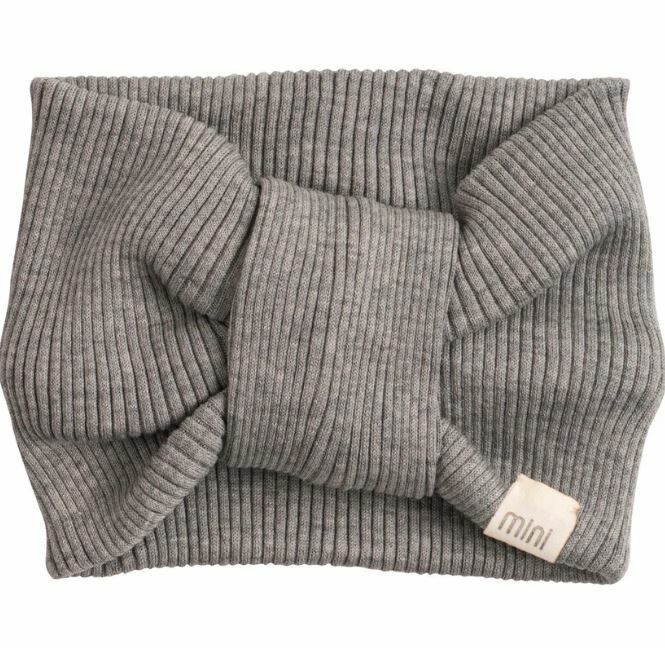 MINIMALISMA 羅紋髮帶Bi - Grey Melange