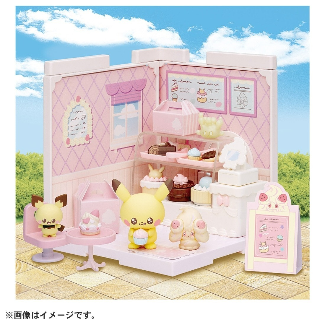 Takara Tomy 寵物小精靈 Pokemon - Pokepeace 小屋 Sweets Store Pikachu 比卡超