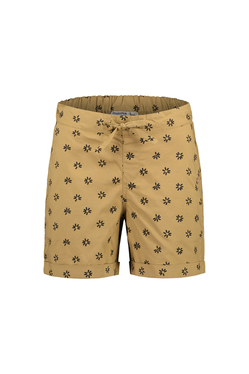 【MALOJA】女有機棉印花短褲 / 24MA37438-[碎花黑、棕]