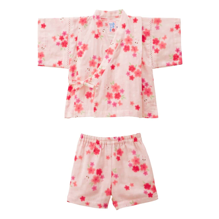 舞颯兔甚平套裝-粉