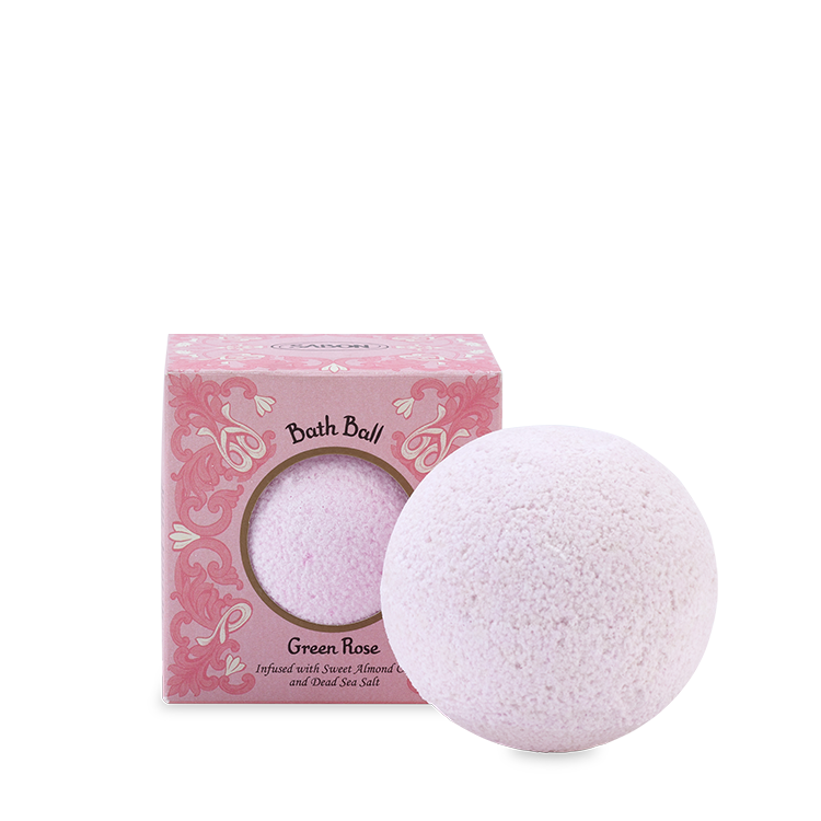 綠玫瑰沐浴球160g(盒裝)
