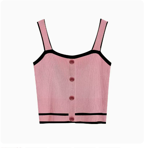 Wear a small camisole (dark pink) (one size)