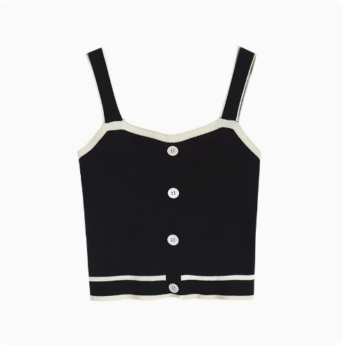 Wear a small camisole (black) (one size)