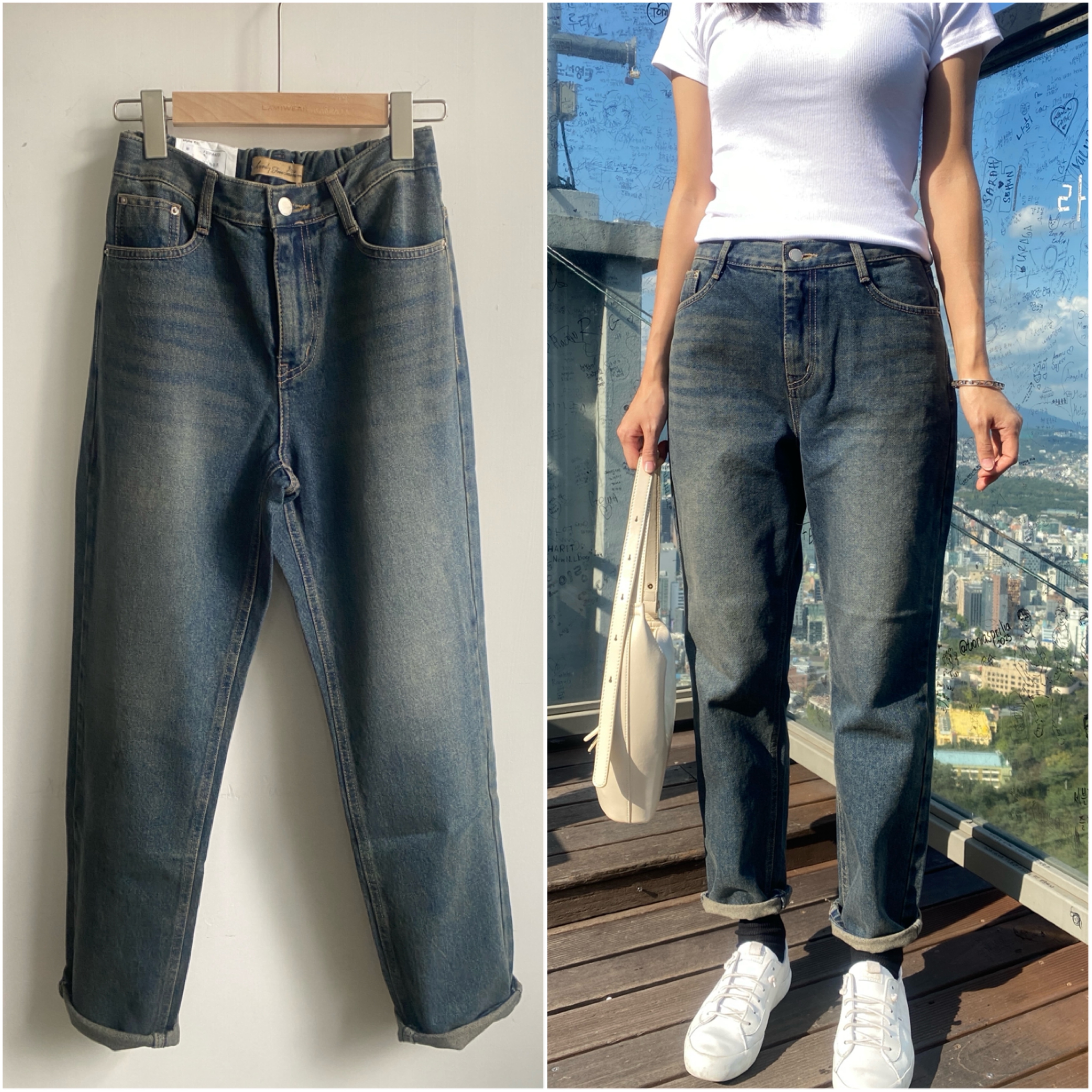 現貨 JS1102 深海藍洗水牛仔褲