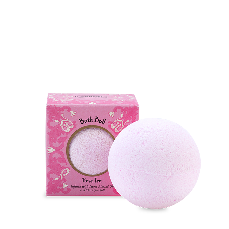 玫瑰茶語沐浴球160g(盒裝)