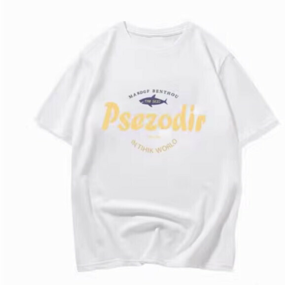 Summer Retro Short Sleeve T (White) [Size: S-2XL] [Contact Customer Service to Confirm Shipping Size after Placing an Order]
