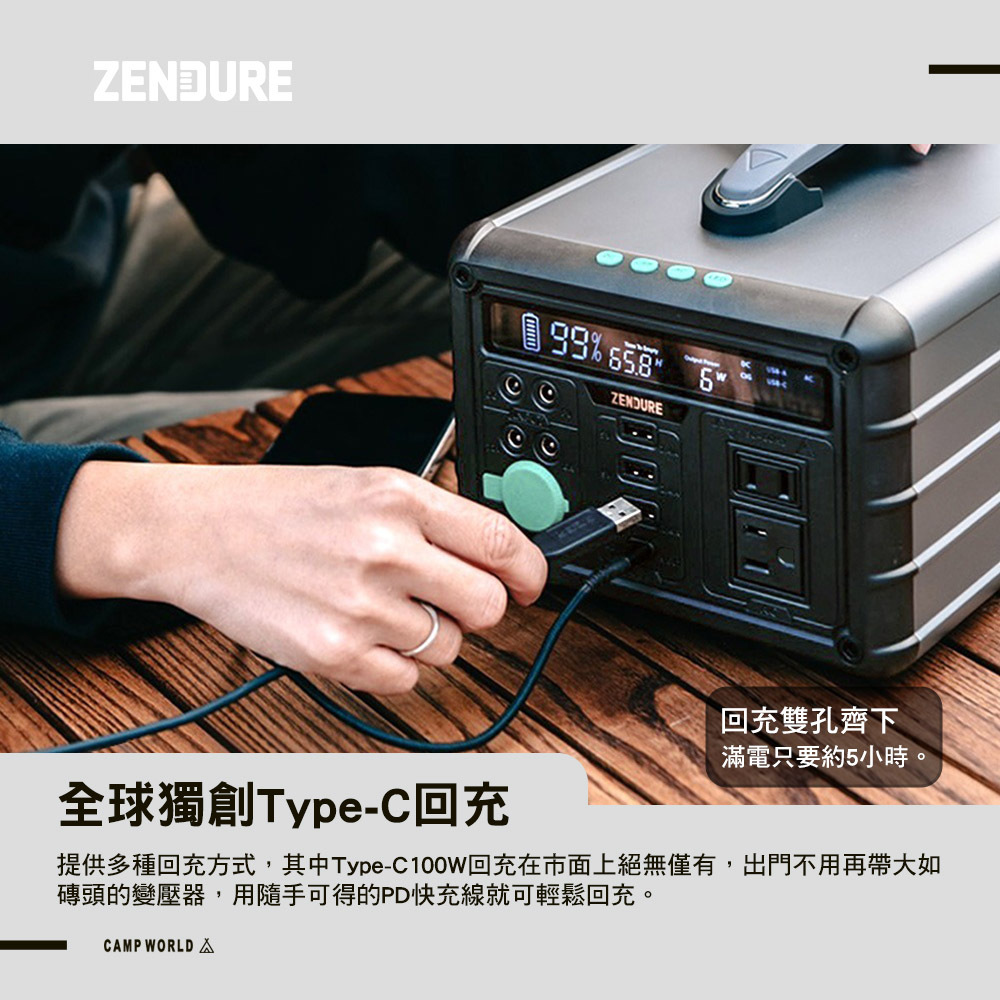 Zendure 小坦克戶外行動電源