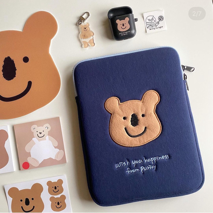 《43005》咖色無尾熊電腦包/平板包