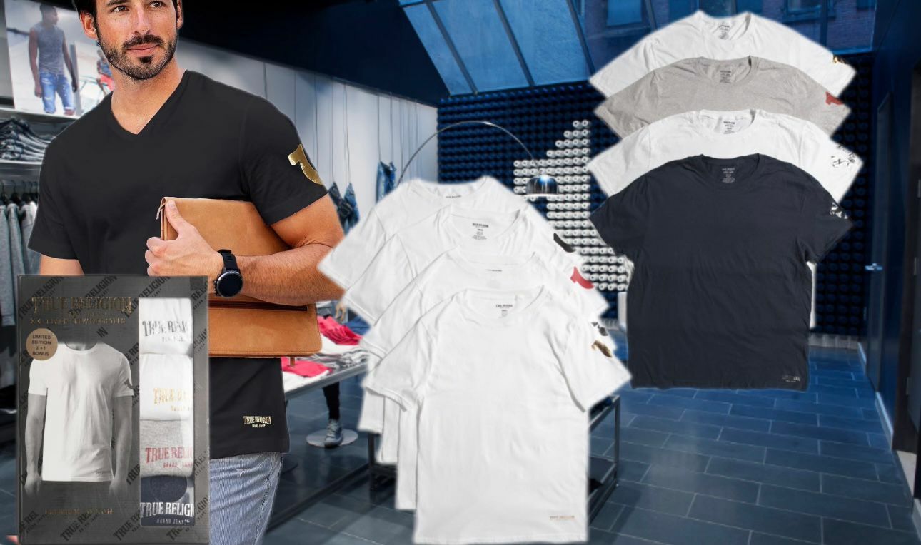 【預購】TRUE RELIGION F043001 男裝上衣套裝 (4件裝)