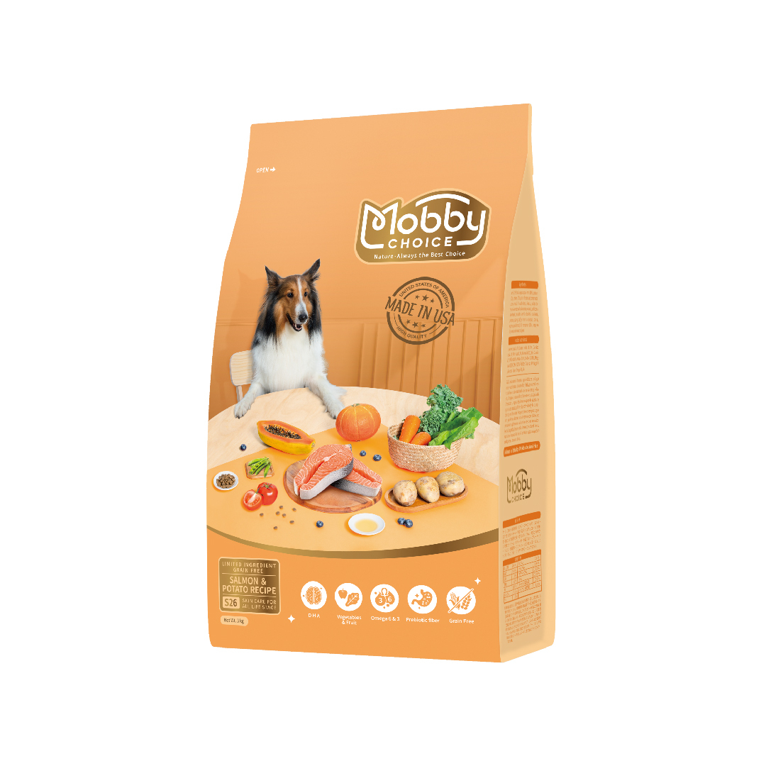 Mobby 莫比｜S26 鮭魚馬鈴薯全齡犬無穀食譜