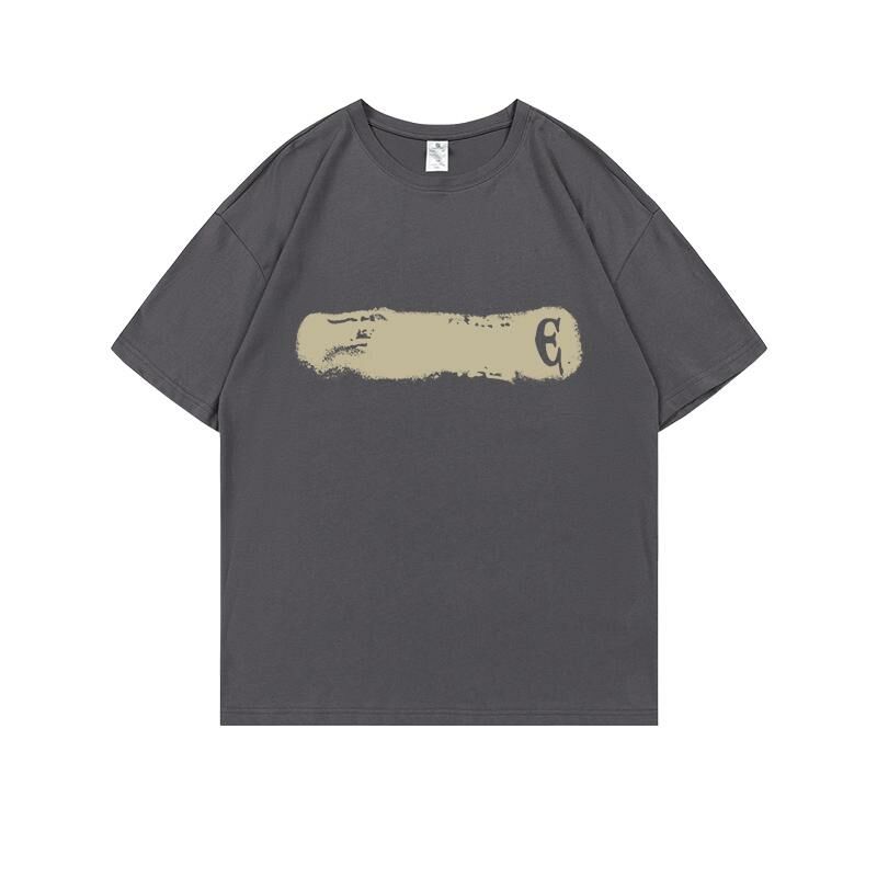 Loose short-sleeved T-shirt (S-4XL dark gray) [Please contact customer service to confirm the shipping size after placing an order] 