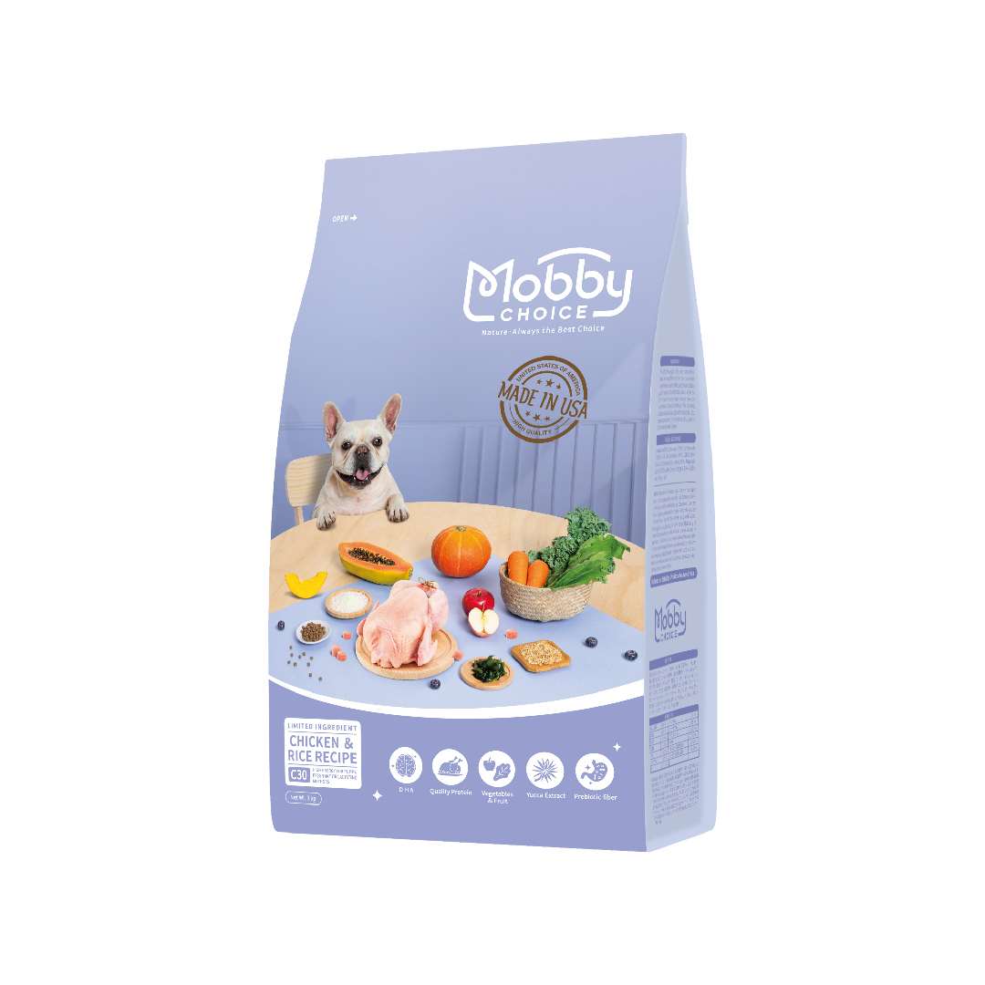 Mobby 莫比｜C30 雞肉米幼母犬食譜