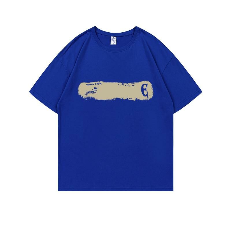 Loose short-sleeved T-shirt (S-4XL Klein Blue) [Please contact customer service to confirm the shipping size after placing an order] 
