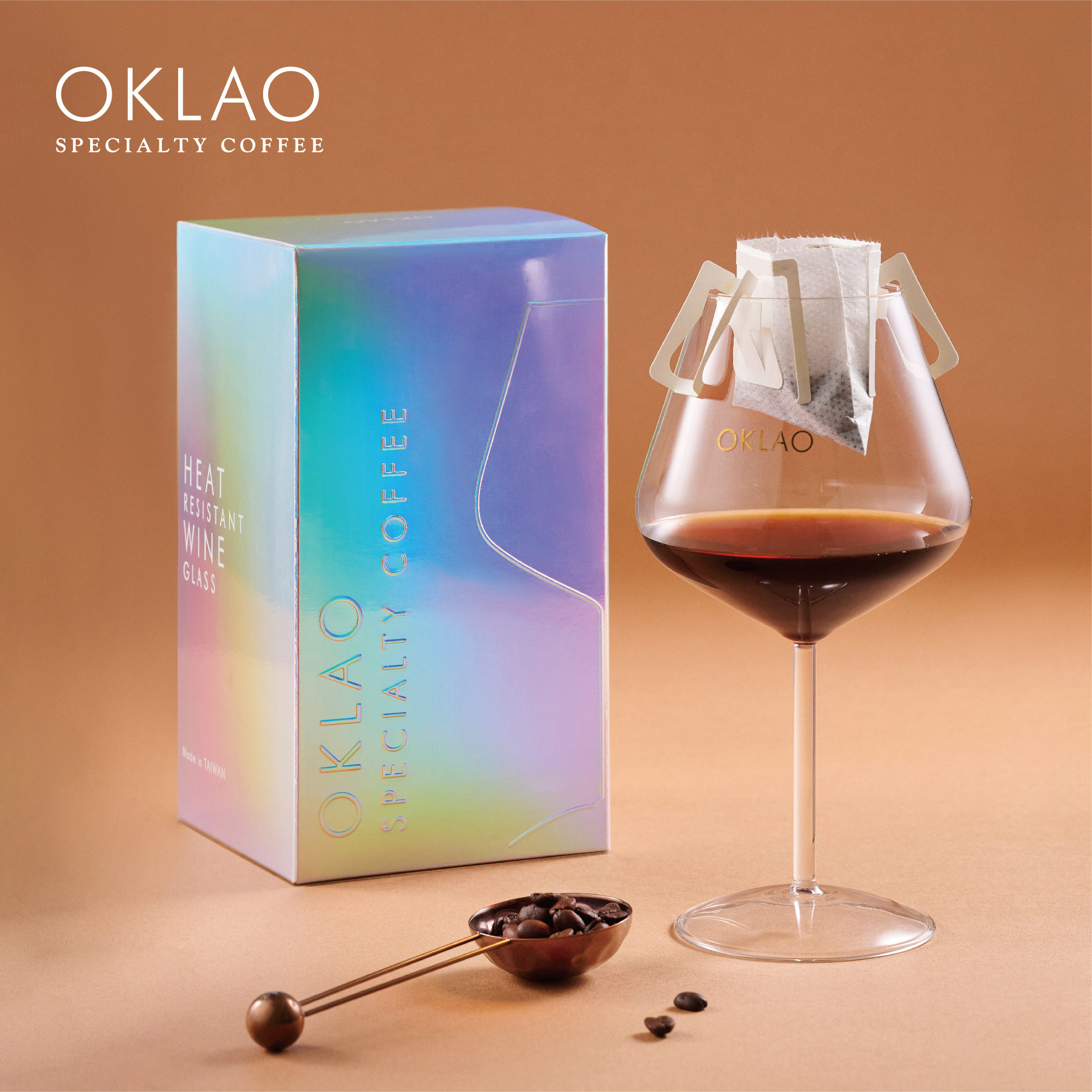 歐客佬耐熱高腳玻璃杯790ml