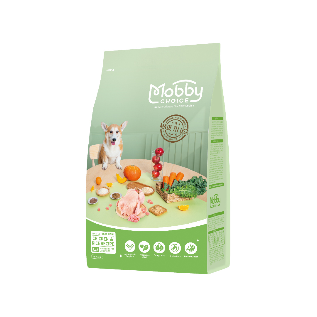 Mobby 莫比｜C27 雞肉米成犬食譜