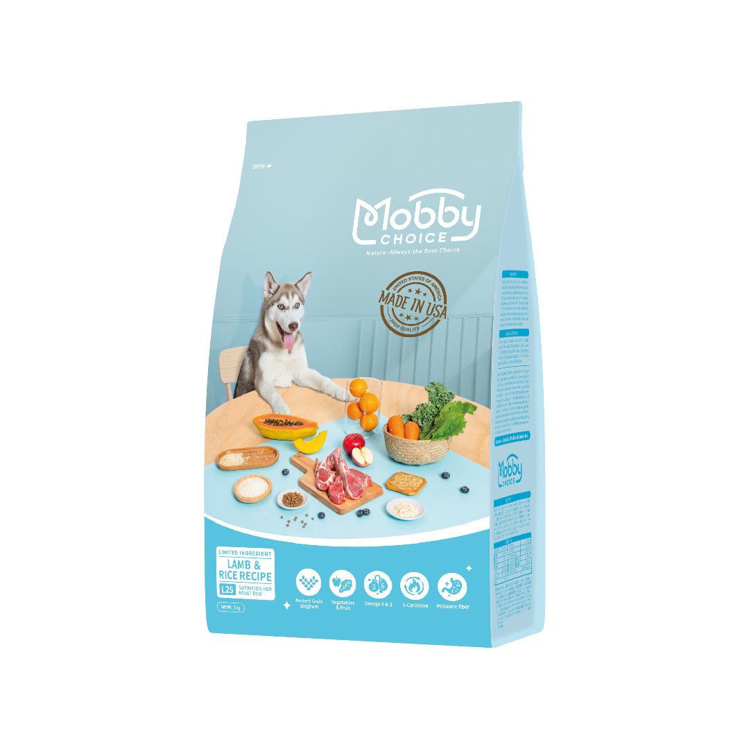 Mobby 莫比｜L25 羊肉米成犬食譜