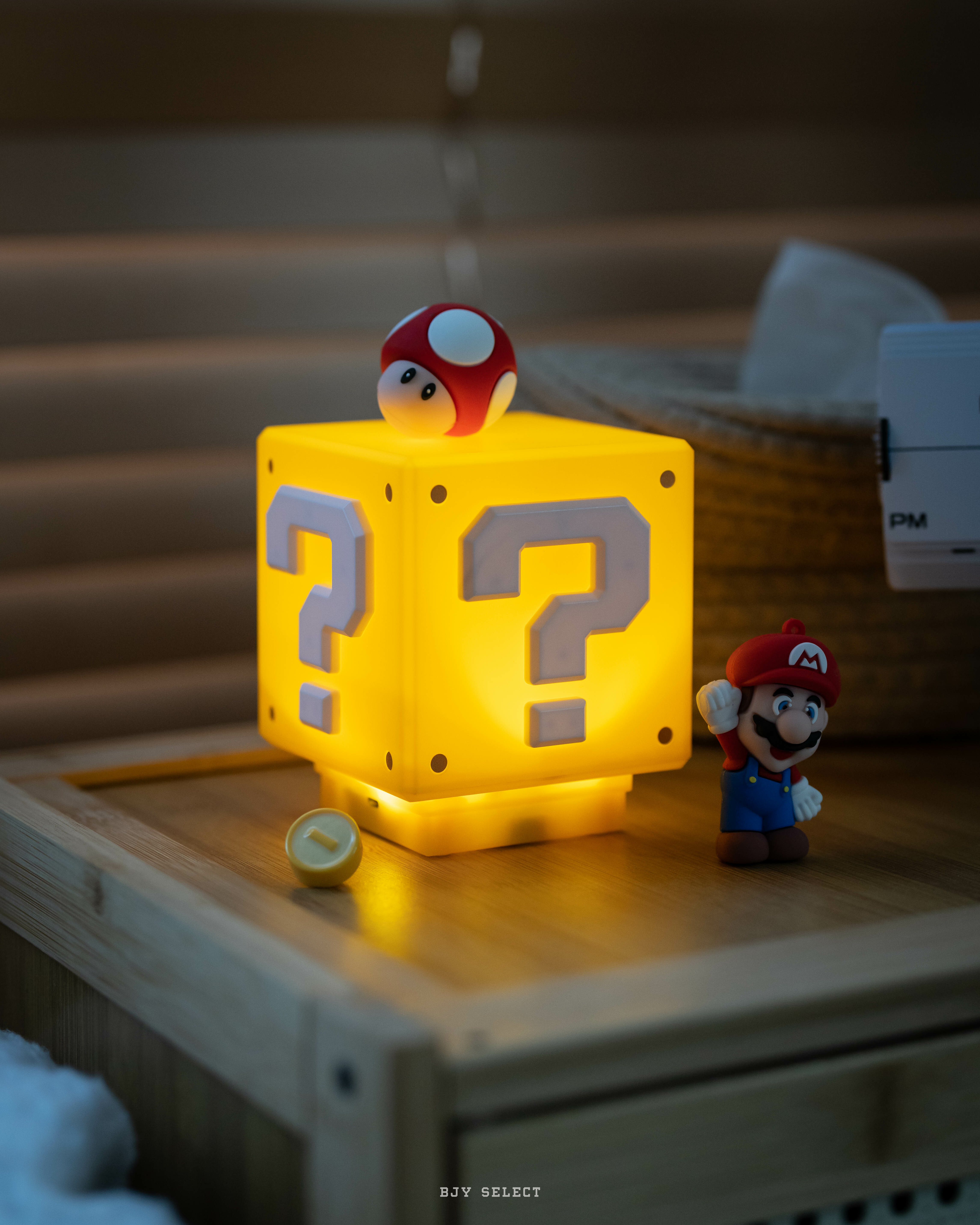#預購 BJY STORE 瑪利歐夜燈 問號LED小夜燈