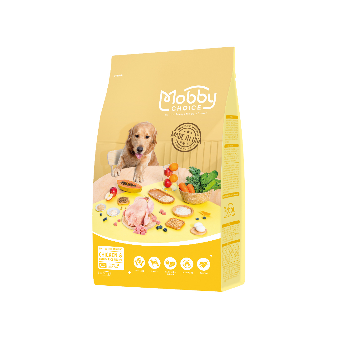 Mobby 莫比｜C25 雞肉米低卡關節食譜