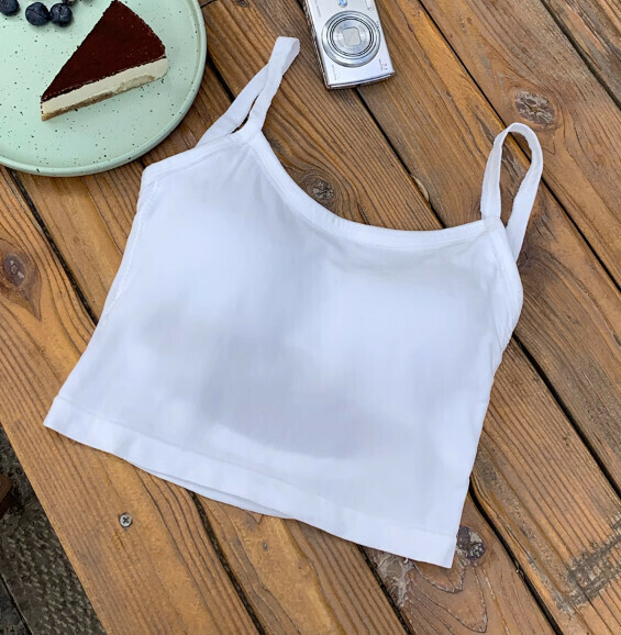 Summer Vest with Chest Padded (White) [One Size]