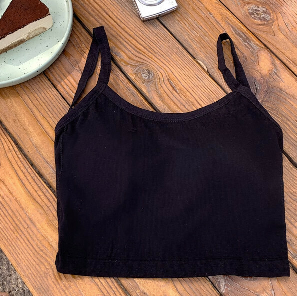 Summer Vest with Chest Padded (Black) [One Size]