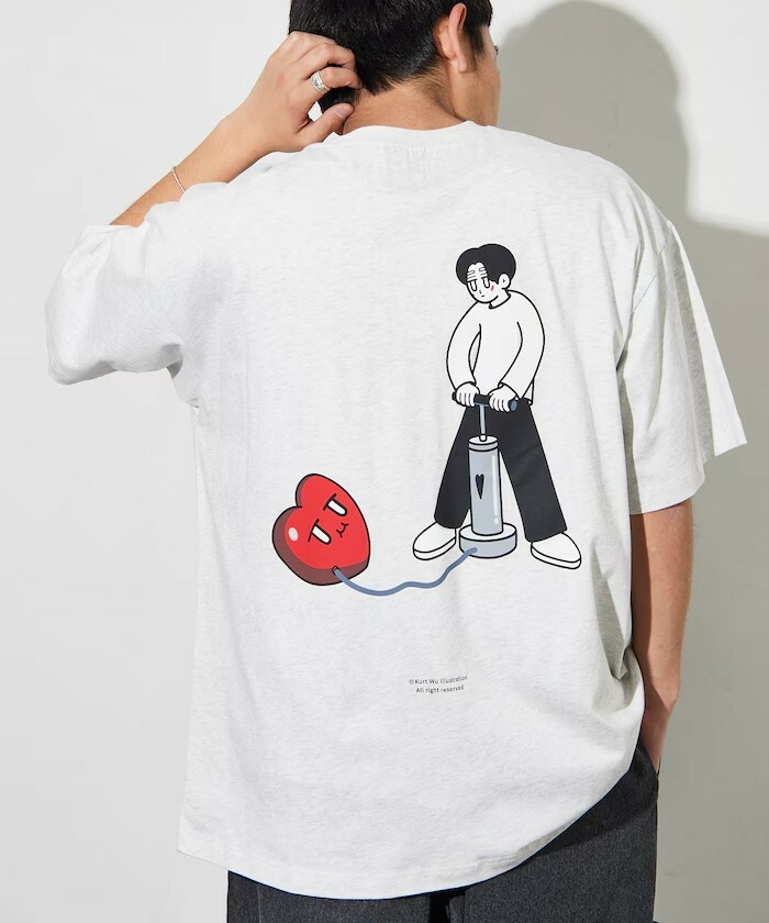【代購】Freak's Store x Kurt Wu 氣球愛心短Tee 3色