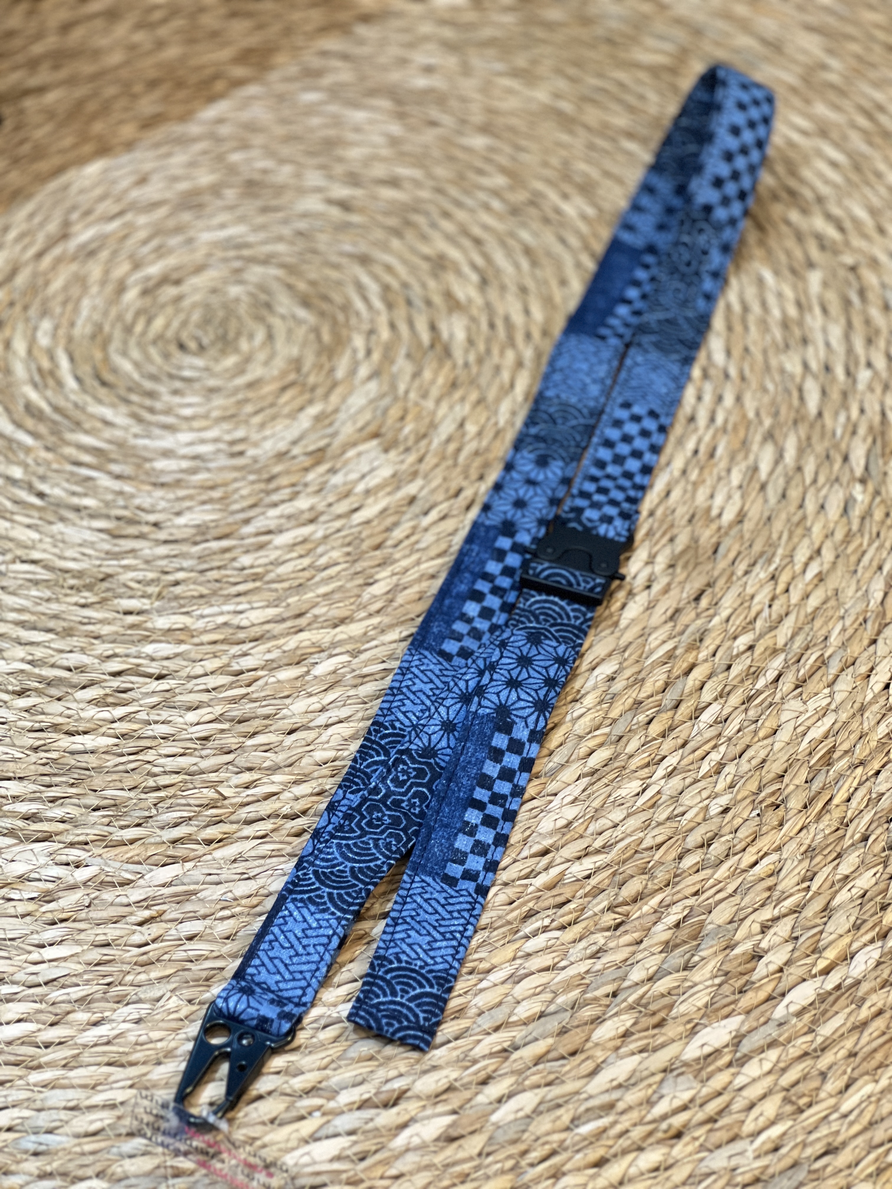 Cross Body Phone Charm 手機揹帶 | Japan Fabric | 和風denim