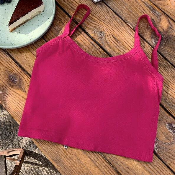 Summer Vest with Chest Padding (Rose Red) [One Size]