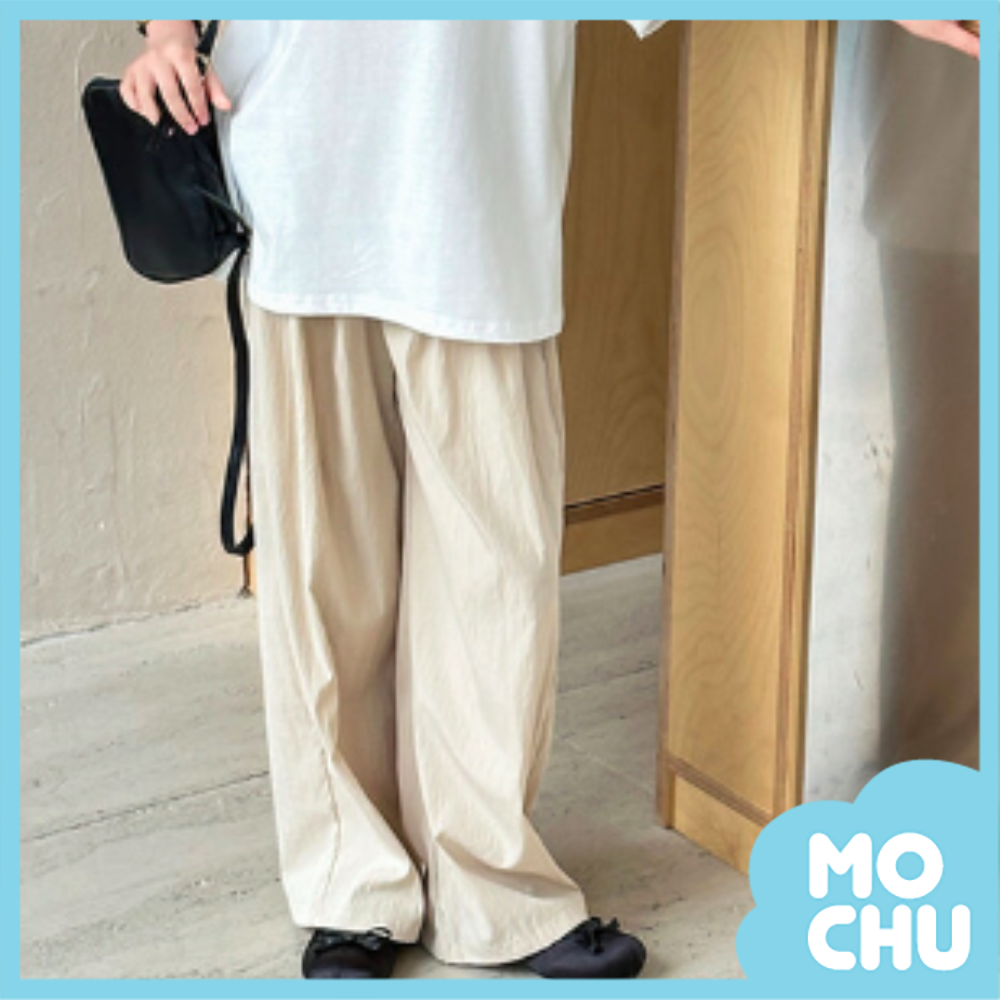 韓風素色休閒長褲(二色)