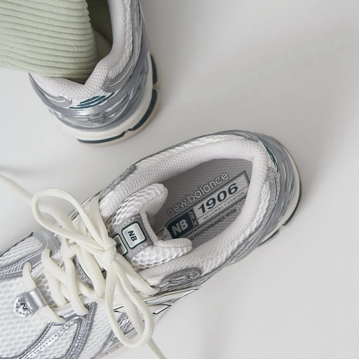 New Balance 1906R 金屬白銀 奶油色 灰銀 Y2K 氣墊 復古運動鞋