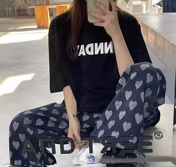 Loose Half Sleeve Base Shirt T-Shirt (419 Black) ( Size: M-2XL (Contact customer service to confirm the shipping size after placing an order))