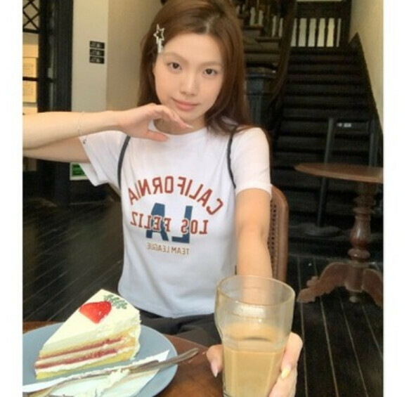 Summer slim slim short sleeve t (white) [Size: S-L] [Contact customer service to confirm the shipping size after placing an order]