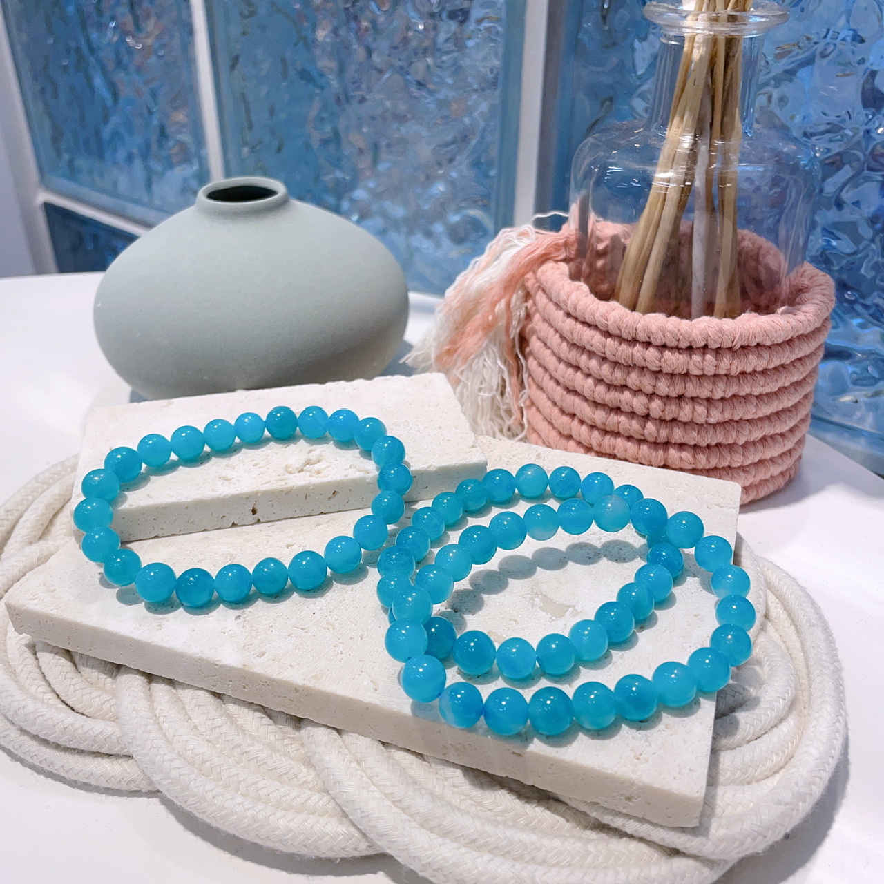 玉化天河石手串 8+mm