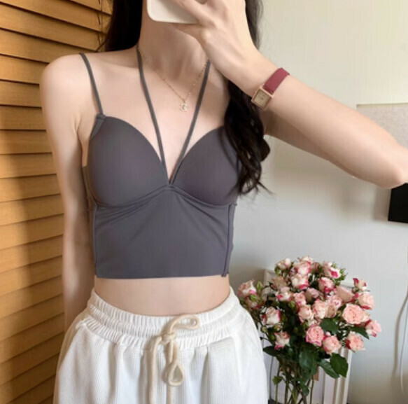 Summer Ice Silk Vest (Gray) [One Size]