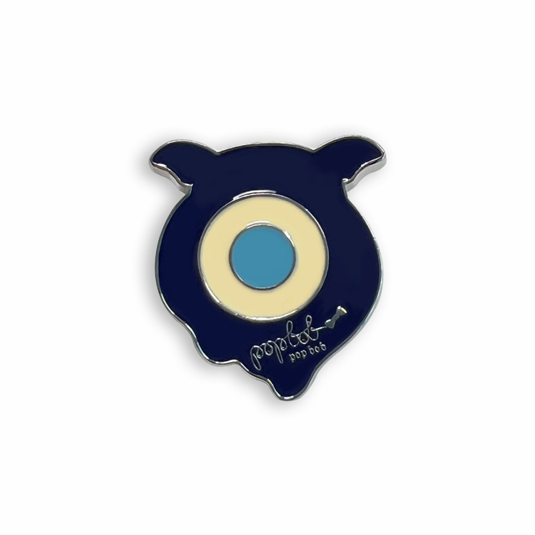 Candies 大眼怪胸針(藍)