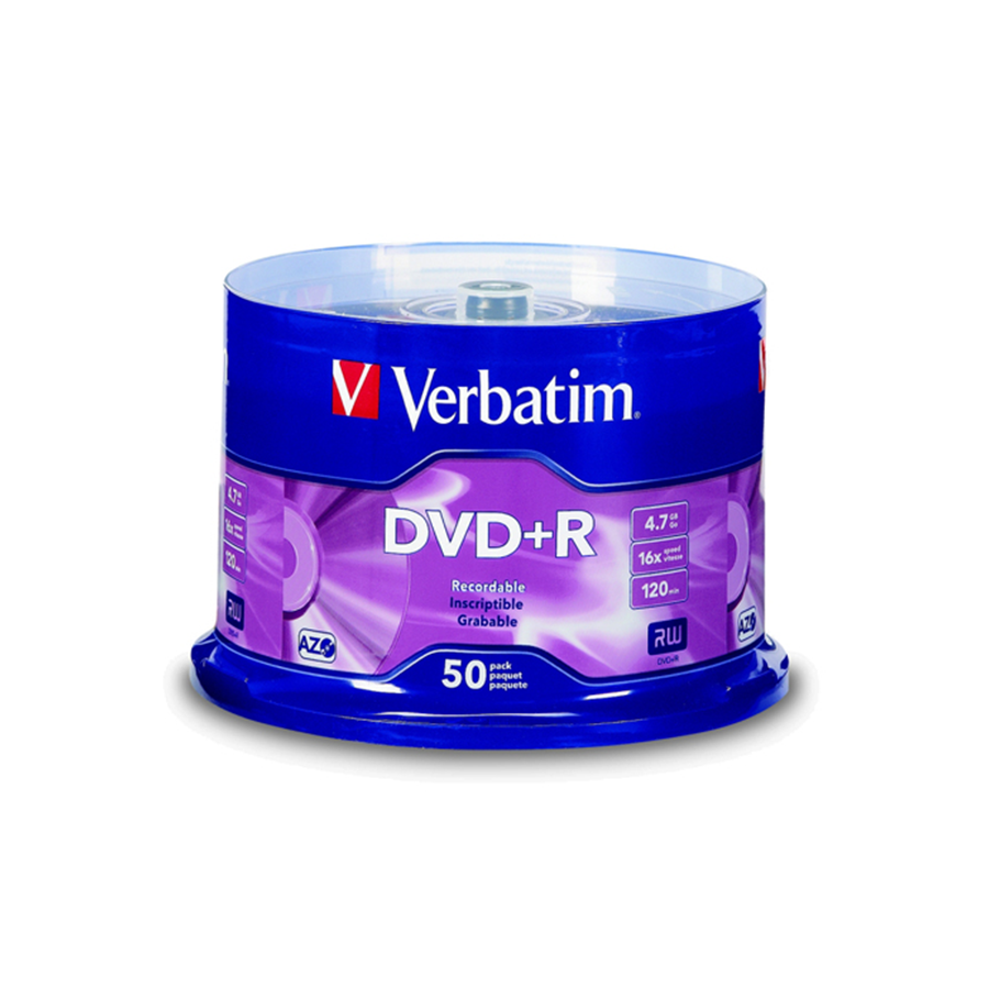 威寶 Verbatim 藍鳳凰 台灣製 中環代工 DVD+R 16X 50片桶裝