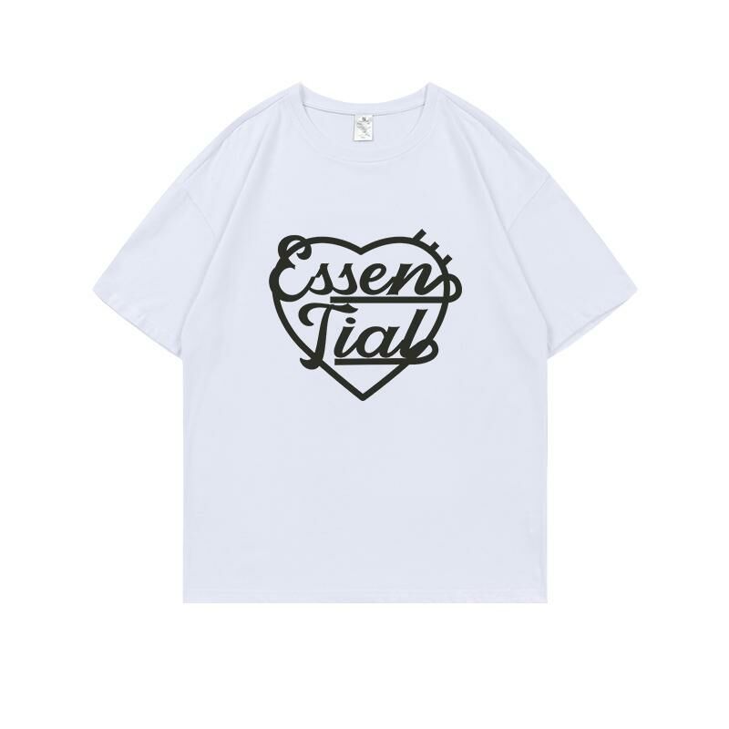 Loose short-sleeved T-shirt (S-4XL white) [Please contact customer service to confirm the shipping size after placing an order] 