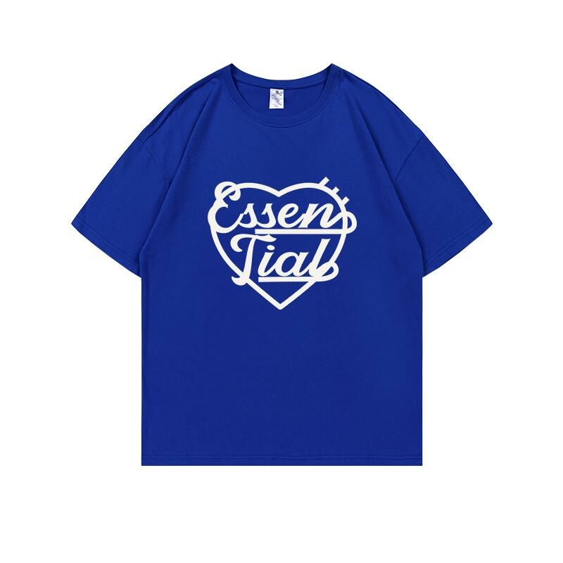 Loose short-sleeved T-shirt (S-4XL Klein Blue) [Please contact customer service to confirm the shipping size after placing an order] 