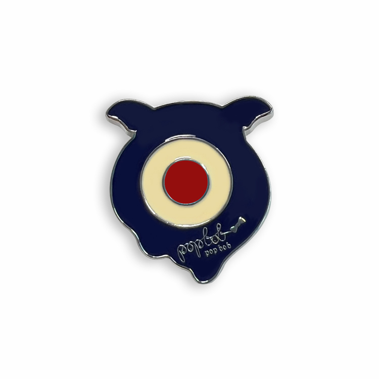 Candies 大眼怪胸針(藍+紅)
