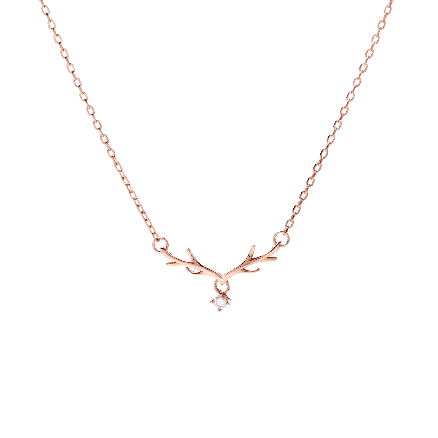 平價飾品,純銀,鹿,項鍊