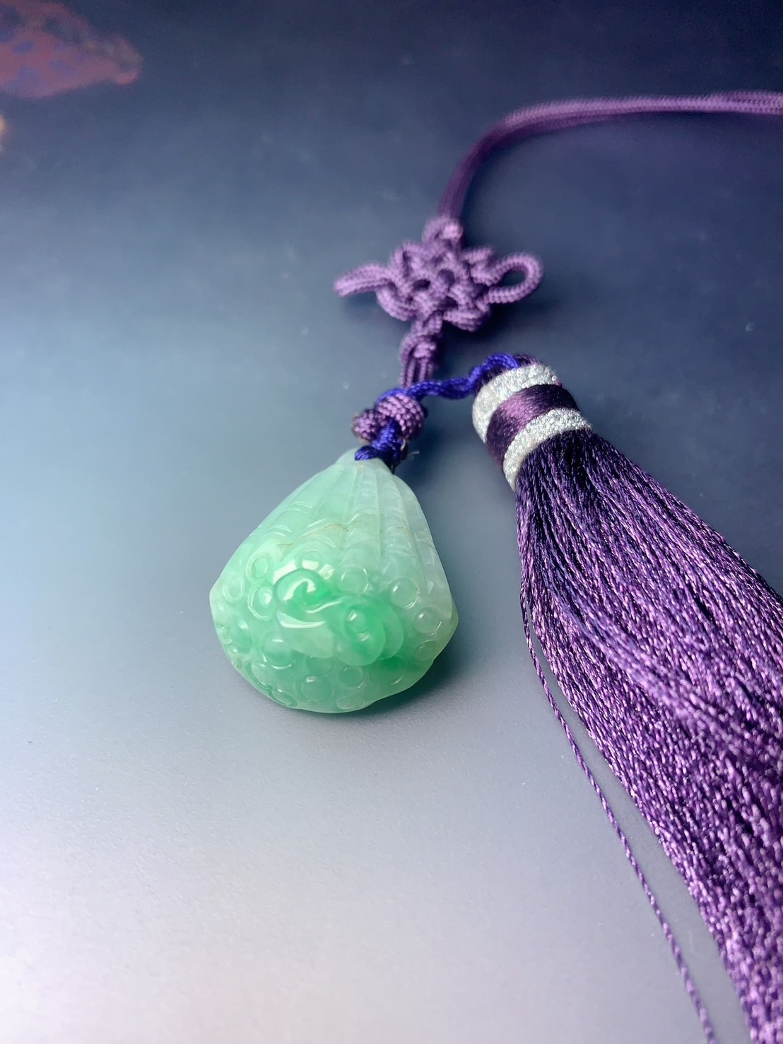 如意豐收丨翡翠擺件吊飾