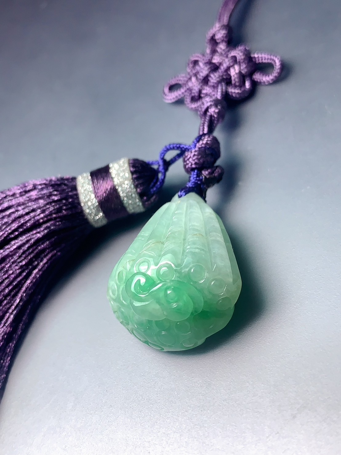 如意豐收丨翡翠擺件吊飾