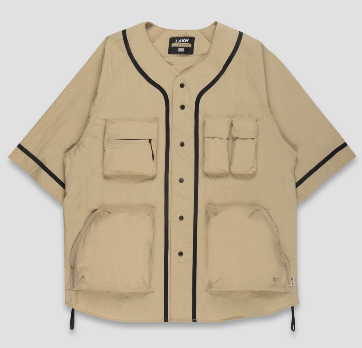 [現貨] LAKH Multi Pockets Baseball Shirt | (SAND / GREY / BLACK)