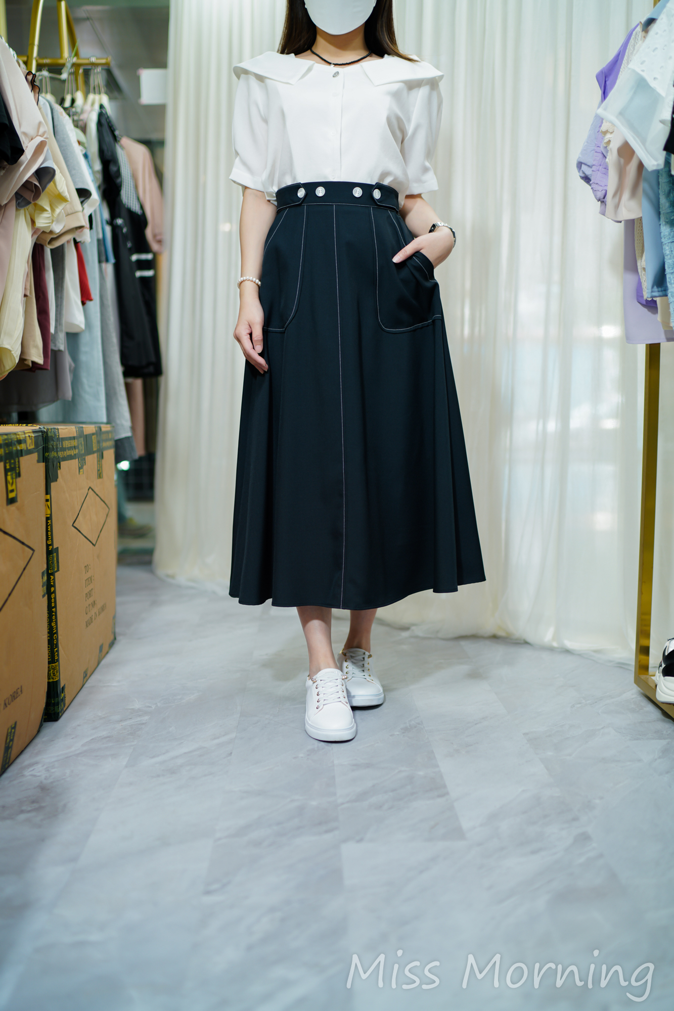 反領款上衣(13874)