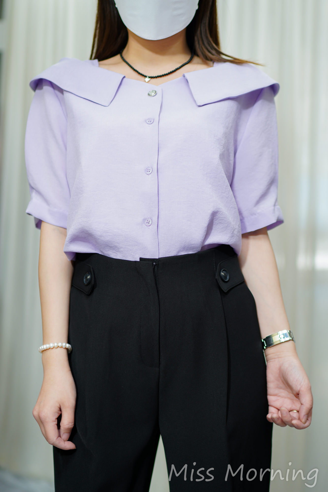 反領款上衣(13874)