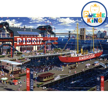 亞歷山大先生/女士陳達-緊湊拼圖南街海港 (世界最小)