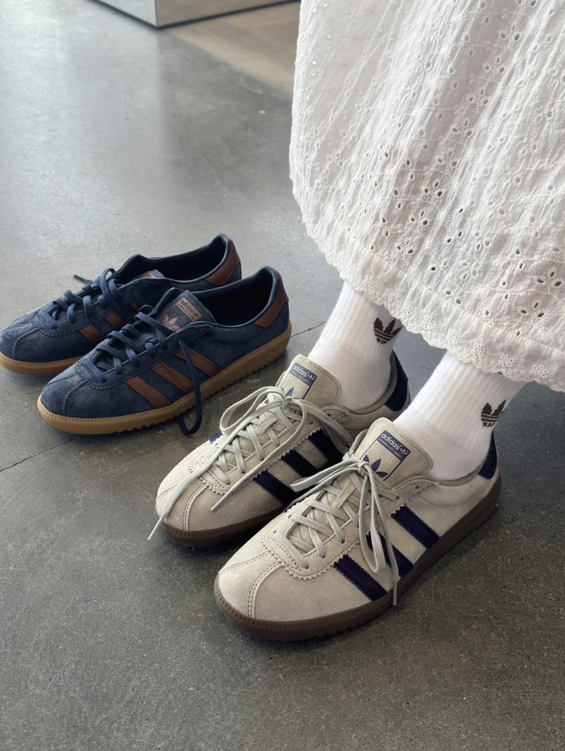 【代購】Adidas Originals BERMUDA  藍棕 JI4278 / 灰紫 JI4280