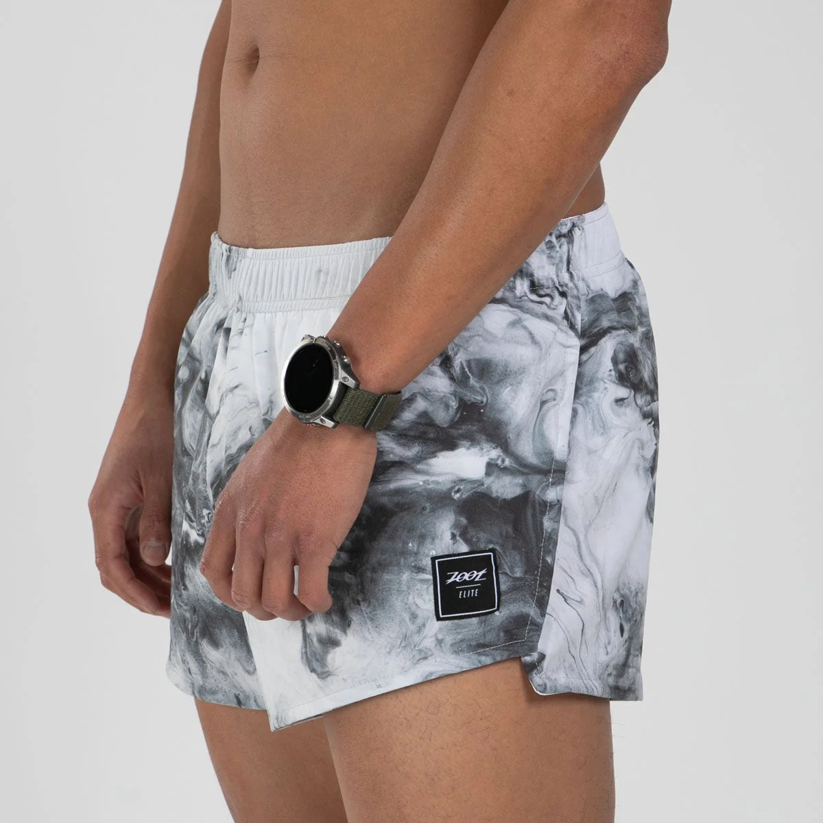 Zoot Elite 2inch Run Short White Hot Men