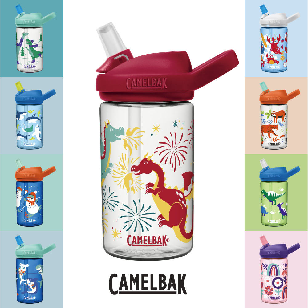 CAMELBAK 400ml eddy+ 兒童吸管水壺 符合歐美安全標準 不含雙酚A